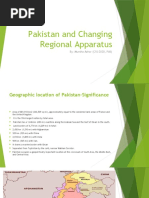 Pakistan and Changing Regional Appratus