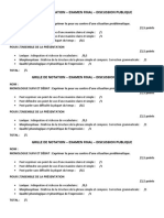 Grille de Notation - Examen Final - DP