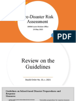 2 Pre Disaster Risk Assessment