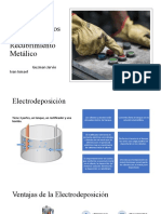 Procesos Electroquímicos de Recubrimiento Metálico