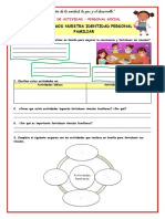 Ficha-Martes 23 de Mayo-Ps - Fortalecemos Nuestra Identidad Personal y Familiar