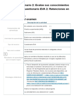 Examen - (AAB01) Cuestionario 2 - Evalúe Sus Conocimientos Contestando El Cuestionario EVA 2 - Retenciones en La Fuente