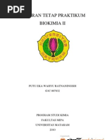 Download Laporan Tetap Praktikum Biokimia II by Anggi Solehah SN64895759 doc pdf