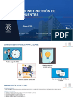 Clase #5 CONSTRUCCIÓN DE PUENTES