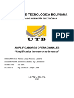 Amplificador Operacional Informe