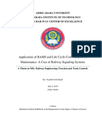 Application of RAMS and Life Cycle Cost Analysis On 2019