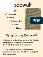 Provenance Setting Why Beowulf?