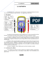 UtilisationMultimetre Le Multimetre