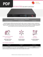 6700 Security Gateway Datasheet