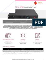 6700 Security Gateway Datasheet