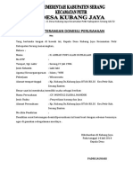 Surat Keterangan Domisili Perusahaan No-35350073