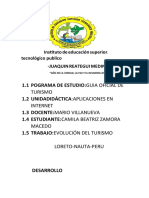 Documento Evolución Del Turismo