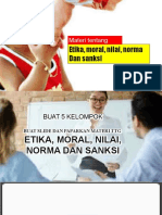 ETIKA MORAL NILAI - nORMA DAN SANKSI
