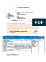 Sesion de Aprendizaje Comunicacion Escribimos Una Autobiografia Lunes 29 - 05-23