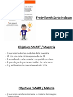 Objetivos SMART Fredy Everth Sorto Nolasco