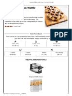 Authentic Belgian Waffle Recipe - Savoring The Good®