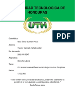 Derecho Laboral, Tarea