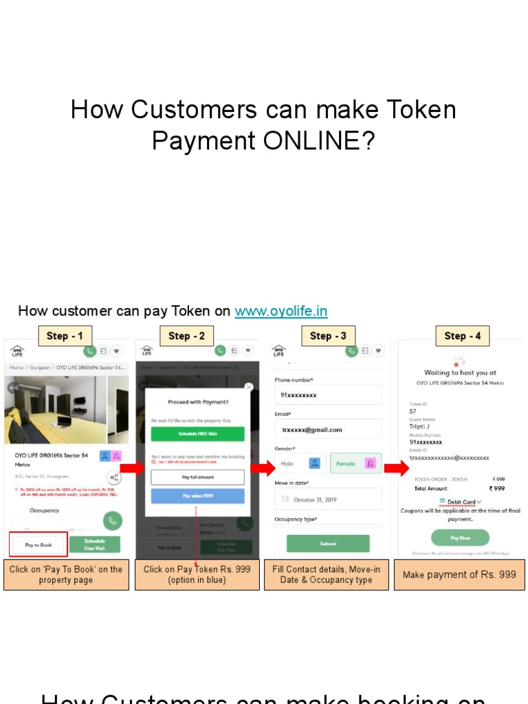 Online Booking Guide Token + Booking PDF Computing Software