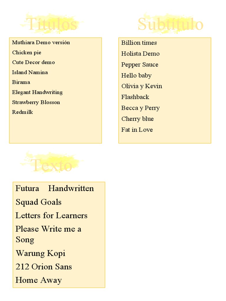 Creative Document Title Ideas | PDF