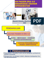 New - Materi - 1 - Asuhan Pasien Era 4.0 Dan Penyusunan Standar Asuhan Keperawatan - 21 - Okt-2022