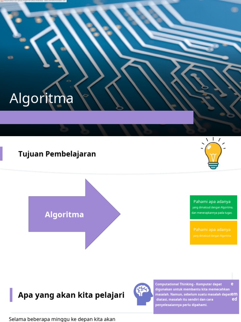 Pertemuan 14 - Algorithm - En.id | PDF