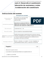 Examen - (AAB01) Cuestionario 2 - Desarrolle El Cuestionario EVA Nro. 2 - 1B Elaboración de Resúmenes y Notas Propias, Previo A La Elaboración Del Cuestionario Calificado Nro. 2 LE