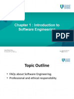Chapter 1 - Introduction To Software Engineering