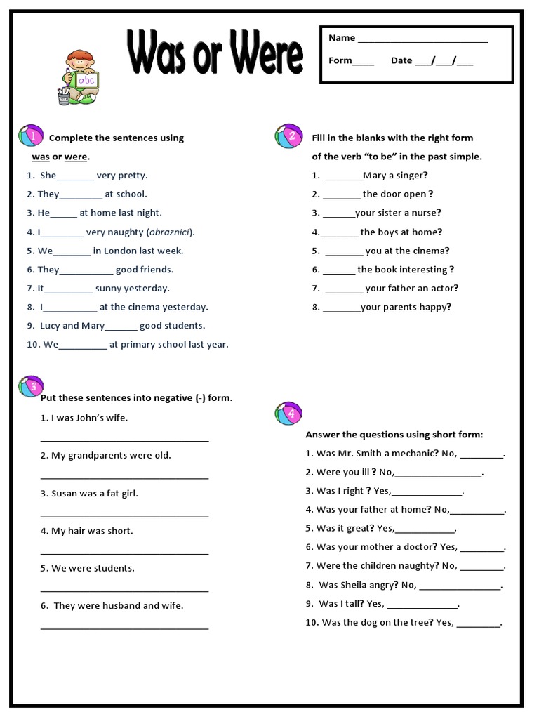Form 5 - L2 - WAS WERE | PDF