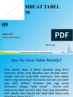 Membuat Tabel View 10