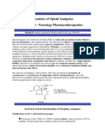 Chemistry of Opioid Analgesics PHA 4220 - Neurology Pharmacotherapeutics