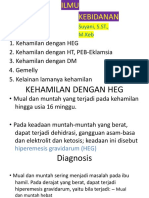 Teori 5 Ilmu Kebidanan (Heg, Pe, DMG, Gemelly)