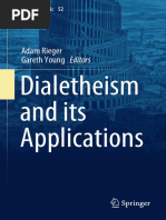 (Trends in Logic Vol. 52) Adam Rieger, Gareth Young - Dialetheism and Its Applications-Springer (2019)