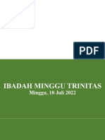 Ibadah Minggu 10 Juli