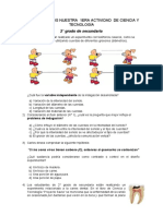 Desarrollamos Nuestra 1era Actividad de Ciencia Y Tecnología