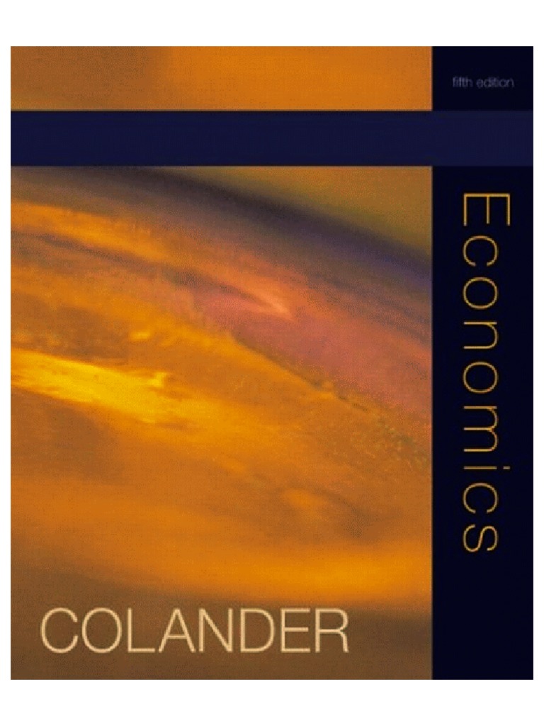 (David C. Colander) Economics 5th Edition PDF