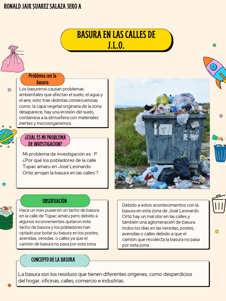 Consecuencias de la Basura en Calles | PDF