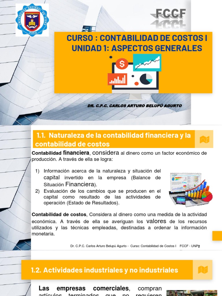Introducción a la Contabilidad de Costos | PDF | Costo | Contabilidad ...
