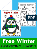 Free Winter: Coloring Pages