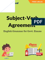 Subject Verb Agreement English Grammar Ebook For KAS PSI SDA FDA