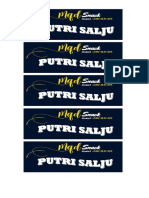 PUTRI SALJU Label