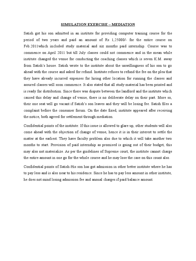 Simulation Exercise Mediation 1 | PDF | Mediation