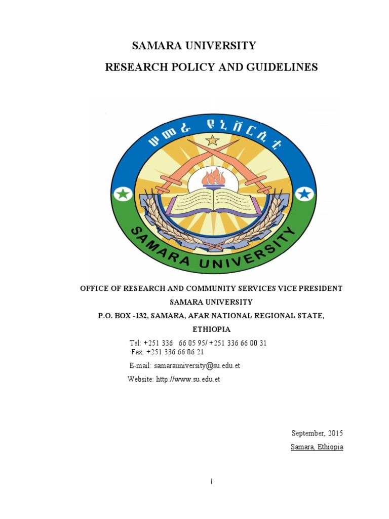 Samara University Research Guidelines | PDF | Evaluation | Project ...