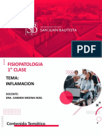 1° Clase Fisiopatologia - Inflamacion 2023