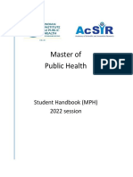 Final MPH - Course Handbook 2022-24