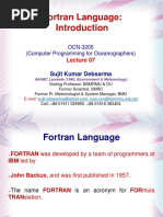 Fortran Lang Intro