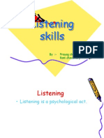 Listening Skills: By:-Prayag Chauhan Ram Chaudhary