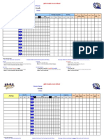 Athletics Score Sheet