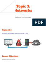 Topic 3: Networks: Network Fundamentals