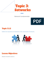 Topic 3: Networks: Network Fundamentals