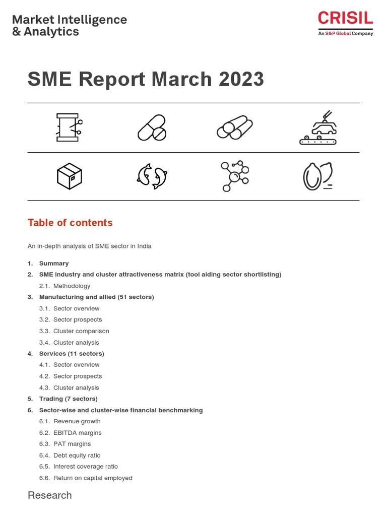 SME Sector Analysis India March 2023 | PDF | Small And Medium Sized ...